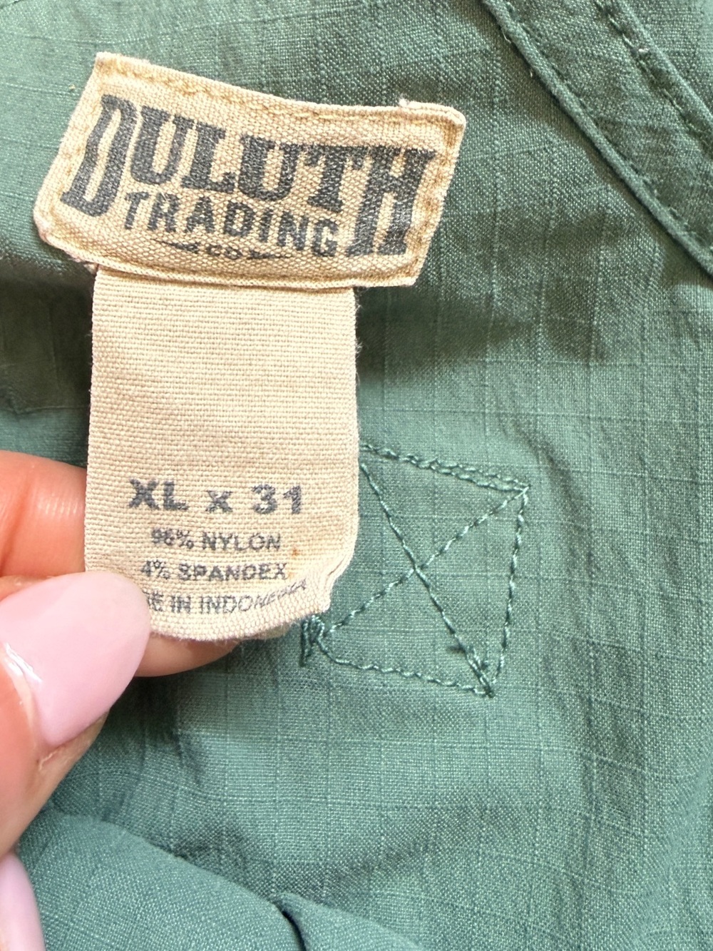 Duluth Trading Heirloom Gardening Bib Overalls Green Utility Workwear XLX31 - Picture 7 of 12